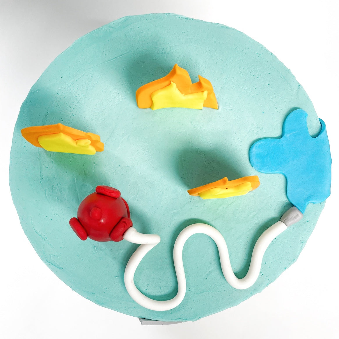 DIY Fire Truck Cake Kit, Firey Cake, Fire Fighter Cake, Fire Truck Party