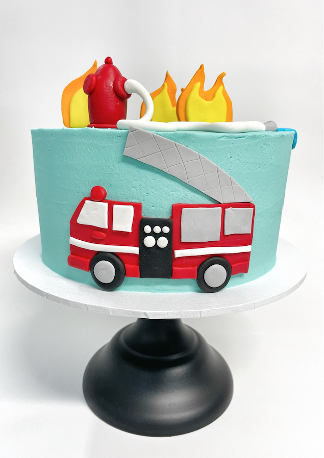 Big Red Fire Truck DIY Cake Kit – Clever Crumb