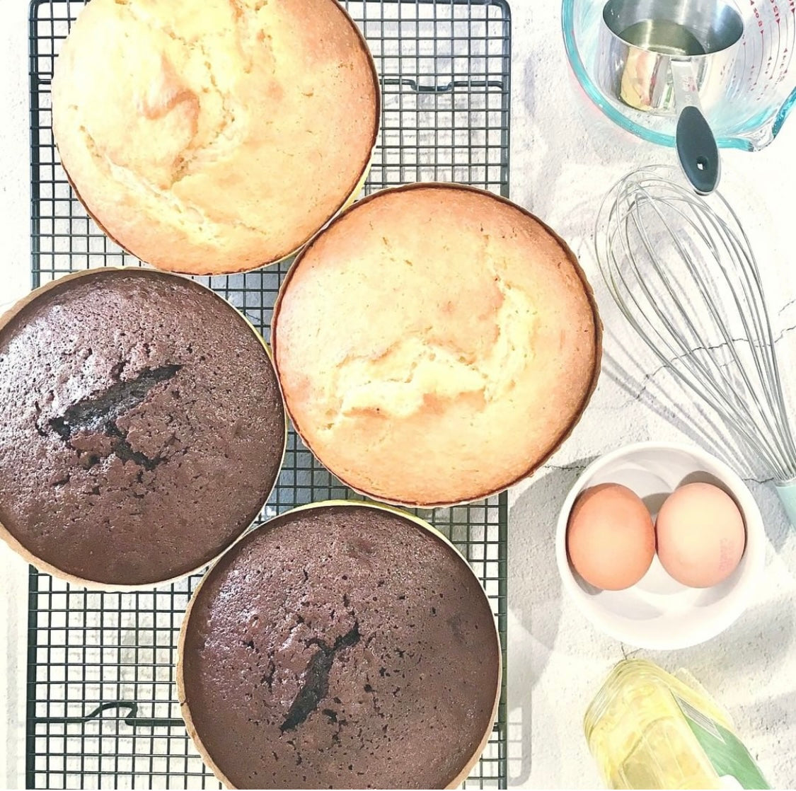 Clever Crumb Cakes, Baked Cakes