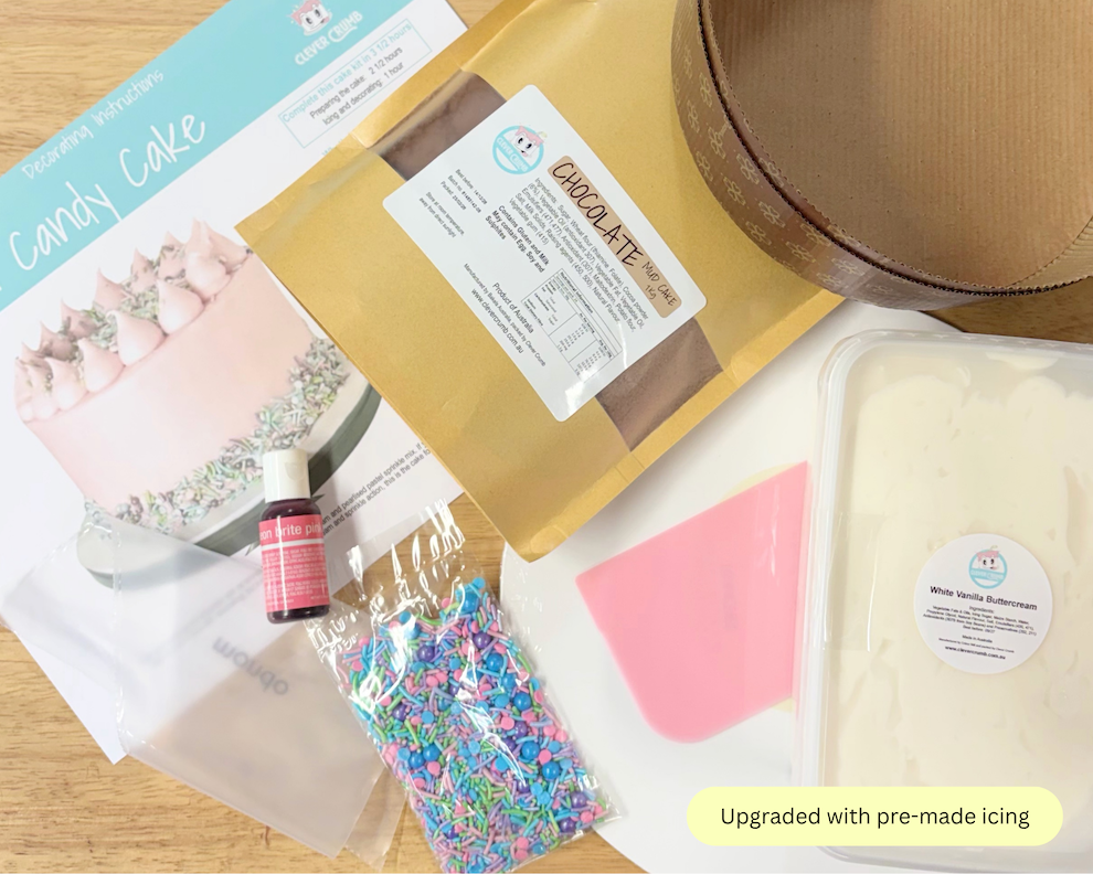 Cotton Candy Pink Cake Kit