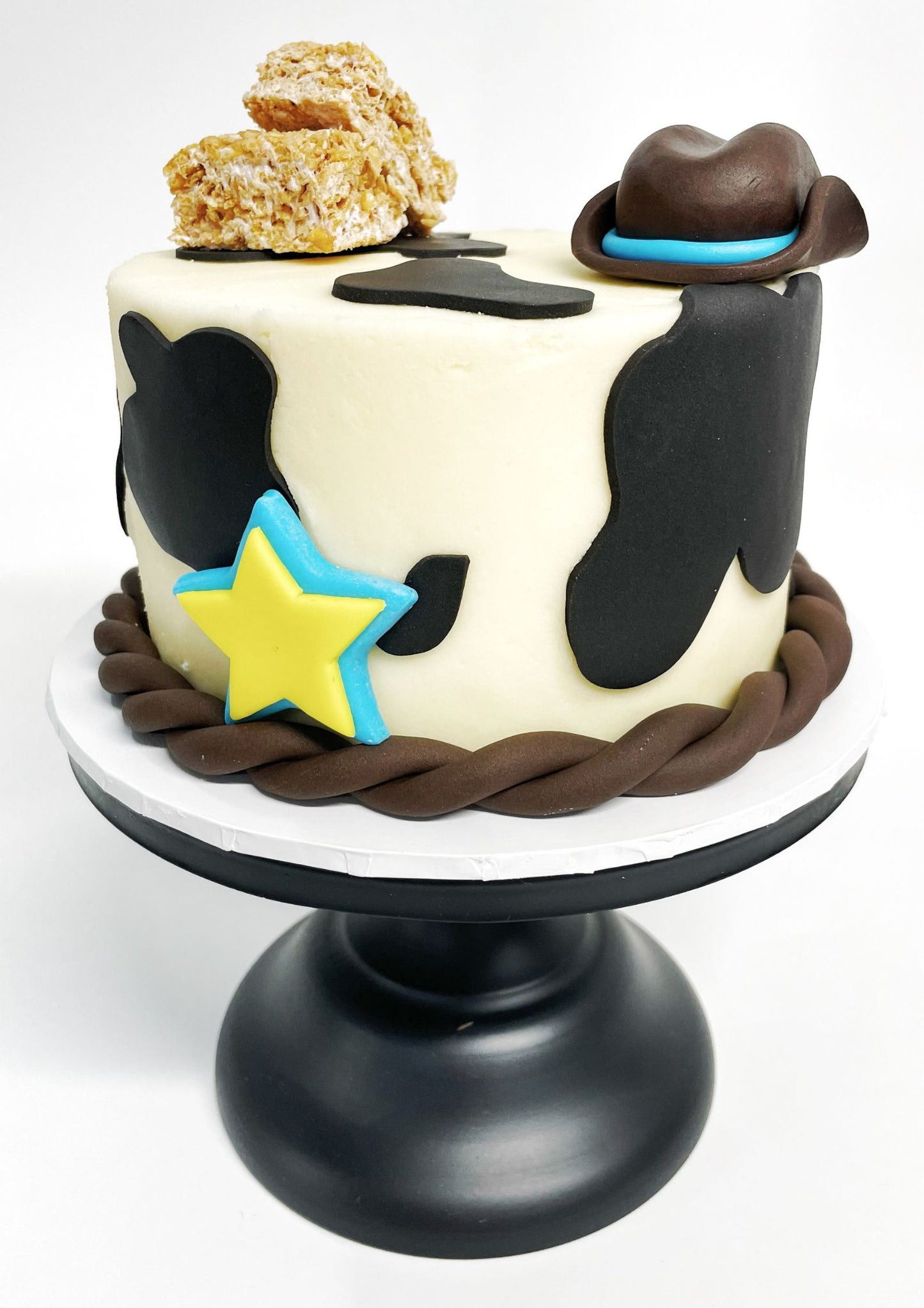 DIY Cowboy Cowgirl Cake Kit, Rodeo Cake, My First Rodeo Party, Boy's Birthday