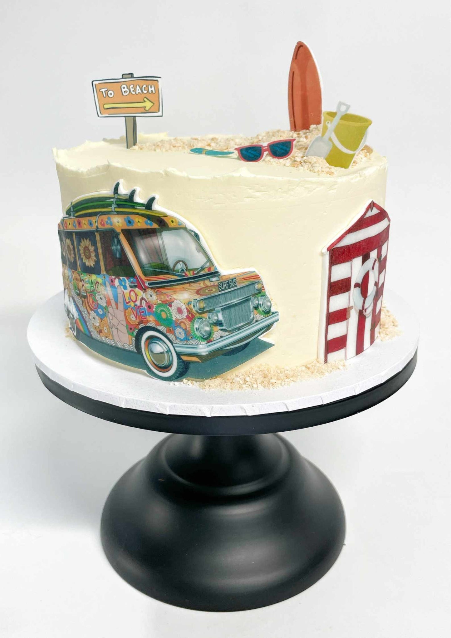 DIY_Beach_Cake_Kit_Summer_Surfing_Ocean_cake