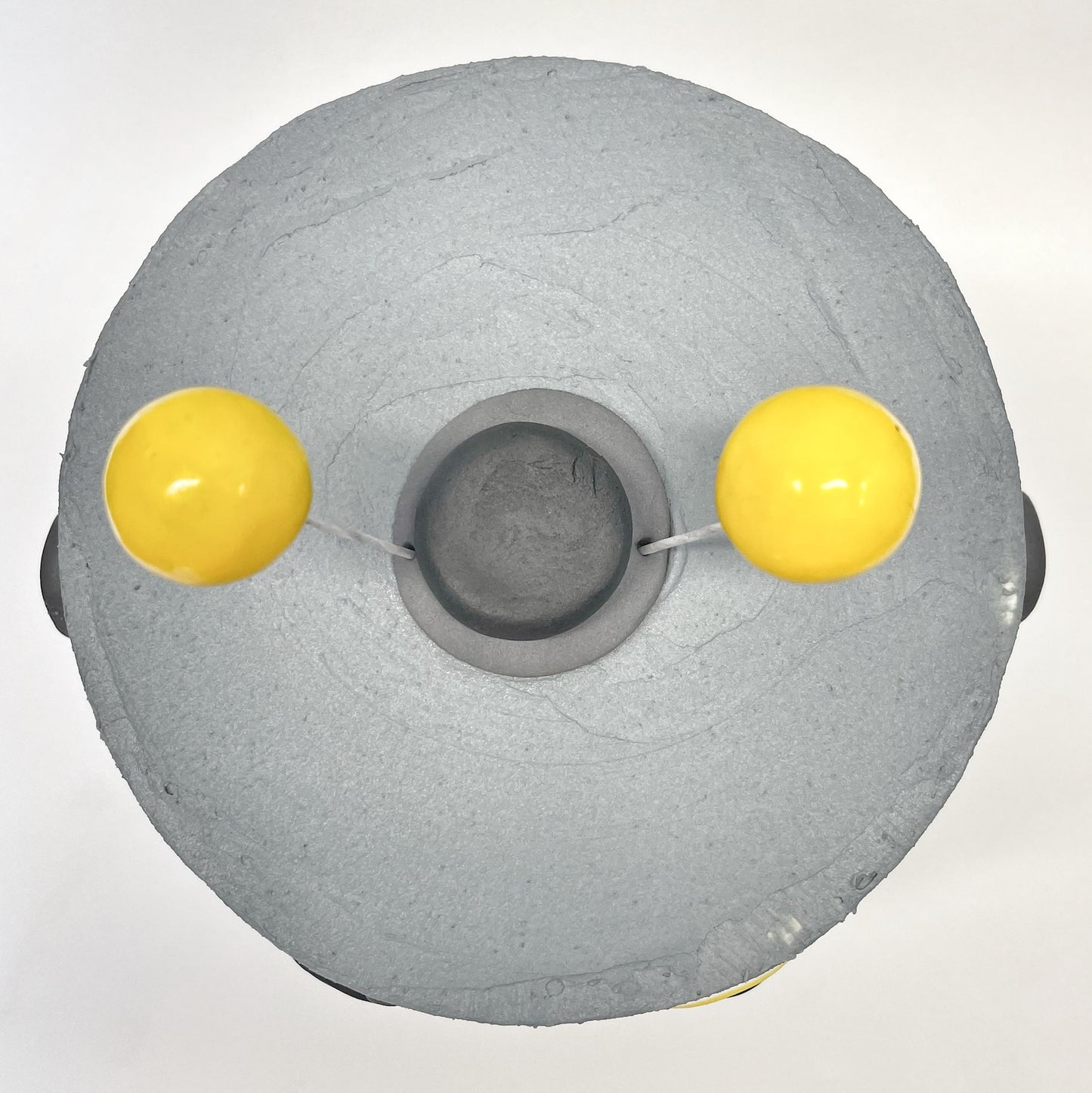 Top_View_Of_DIY_Robot_Cake_Kit_Grey_Yellow