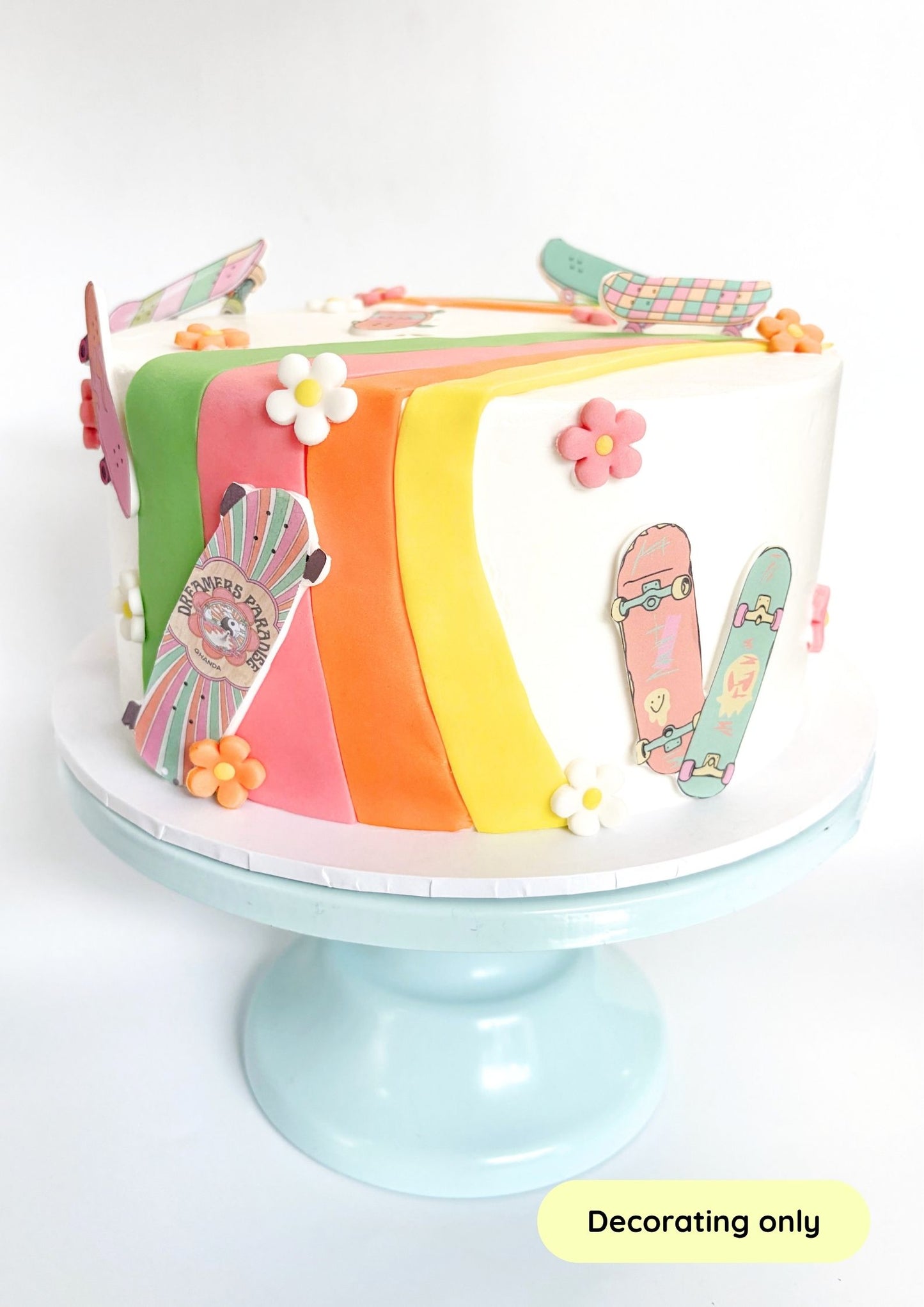 Groovy Skateboard Cake Decorating Kit