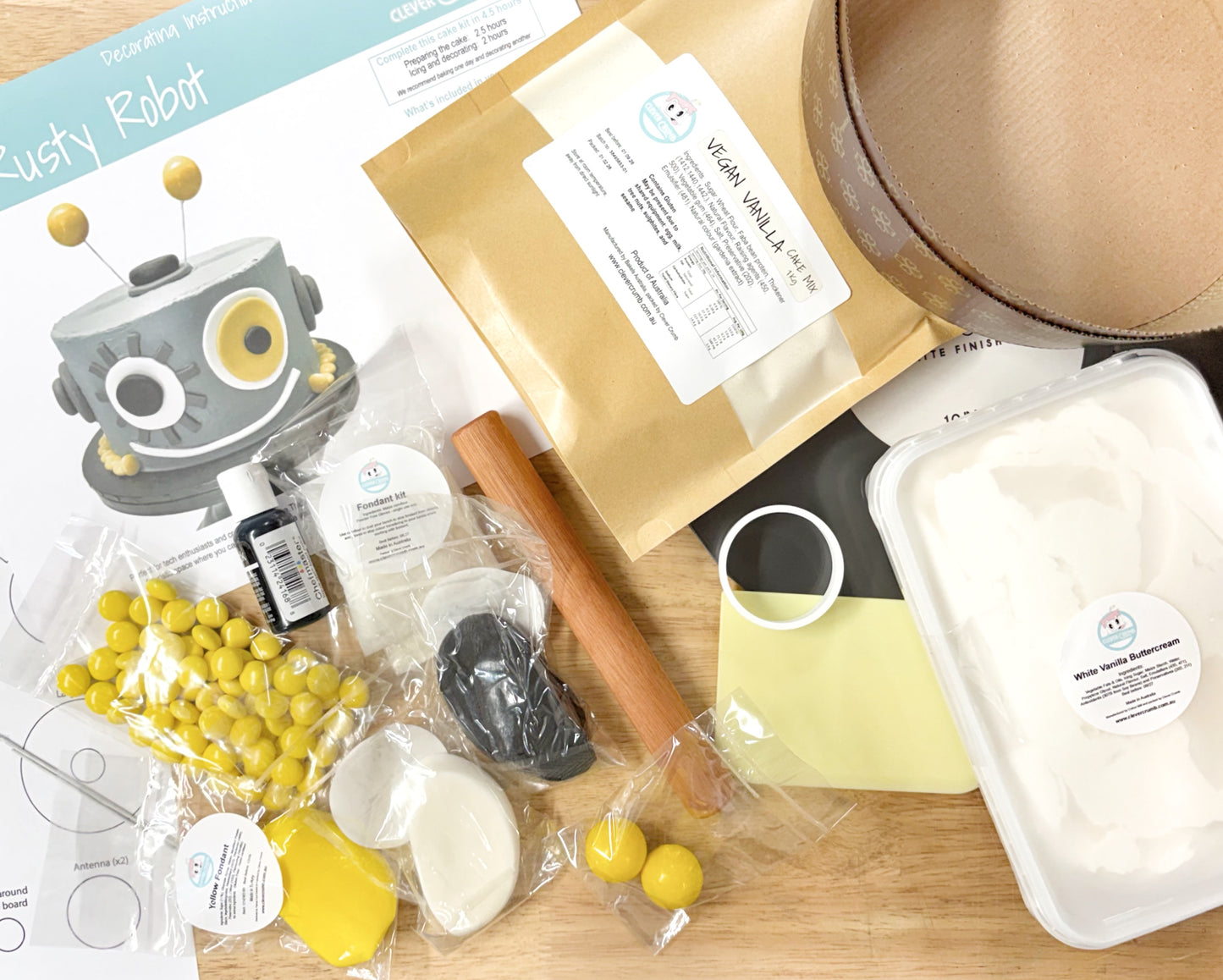 Robot_Cake_Kit_Contents_Pre-made_Icing