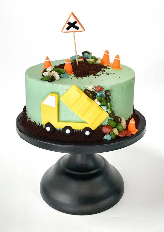 Construction DIY cake kit, Digger Cake, Construction Cake, Landfill Cake, Boy Birthday Cakes, Dirt Birthday Cake, Truck Birthday Cake, Danger Zone Cake