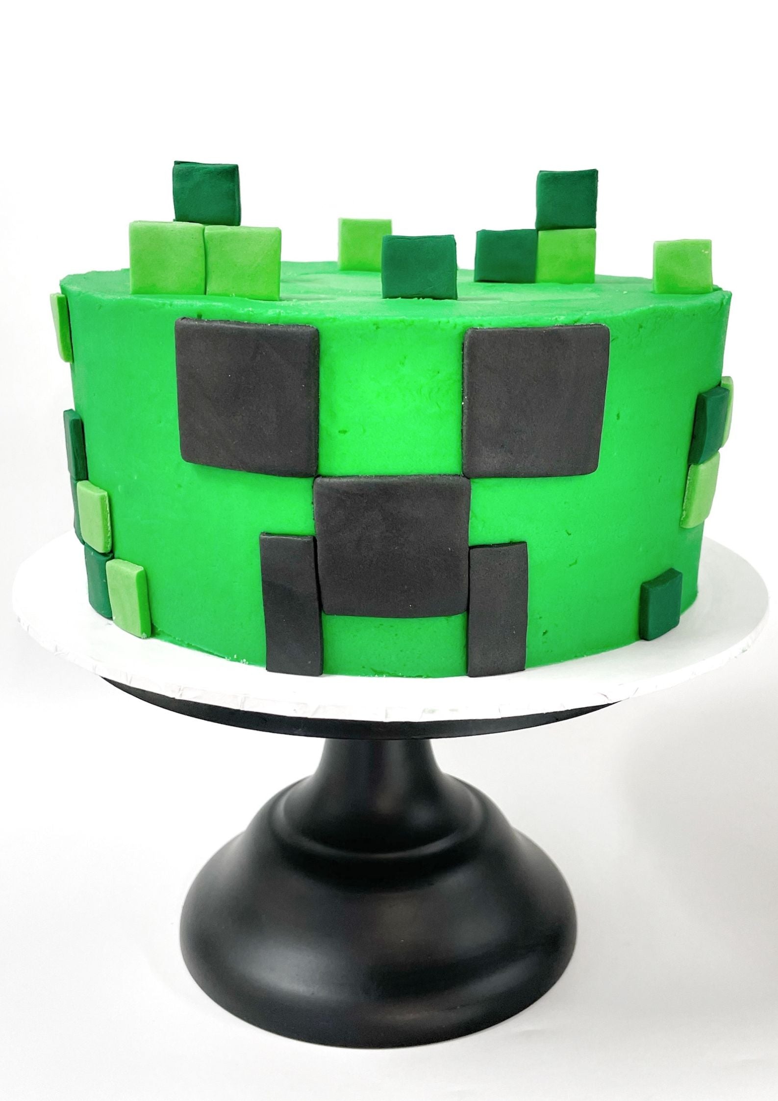Easy Minecraft Creeper Cakes Easy Minecraft Creeper Cakes