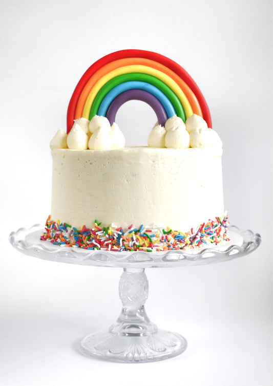 Rainbow DIY Cake Kit, Rainbow Cake, Rainbow Party, Girls Birthday Cake, Colourful Birthday Cake, Rainbow Sprinkles