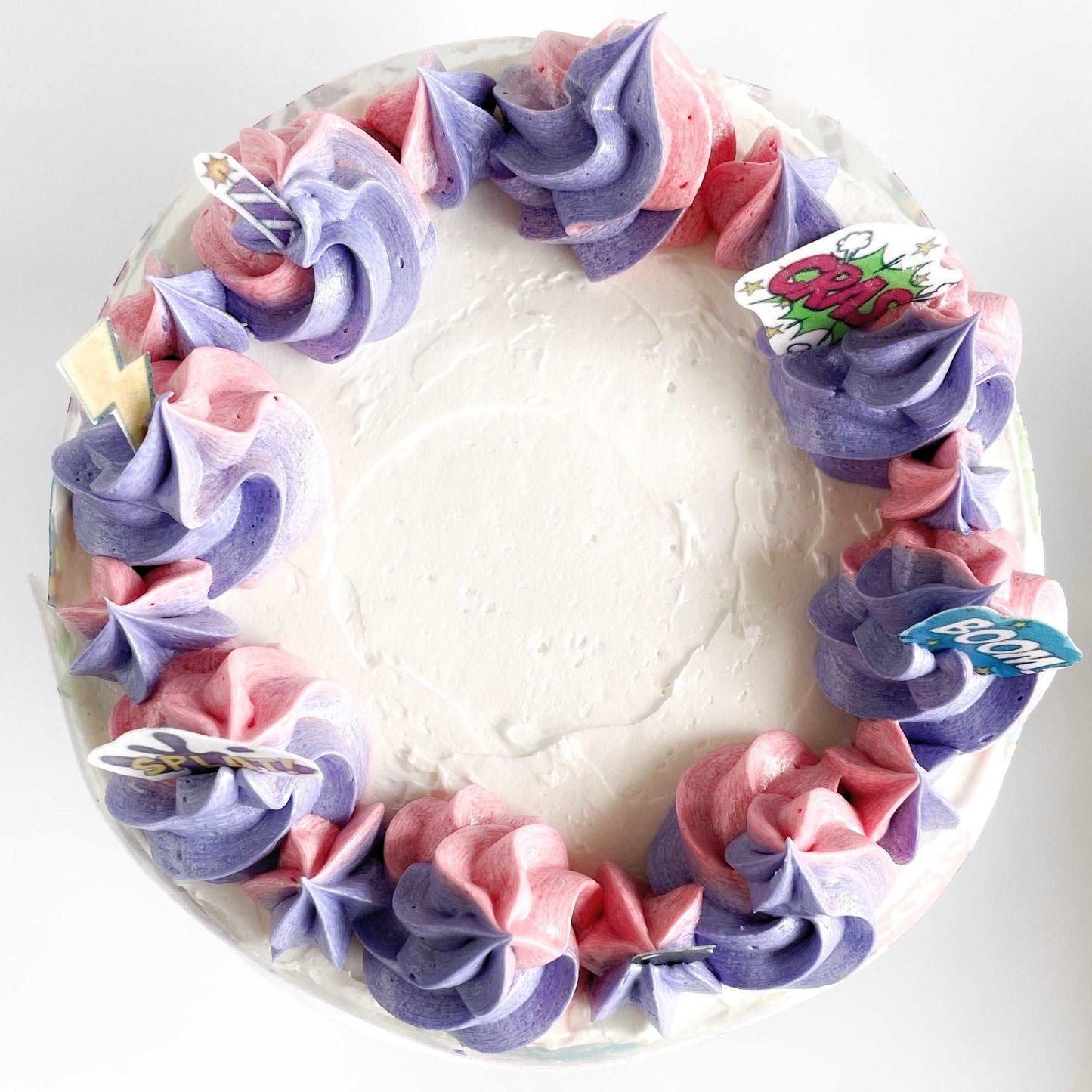 Girl Power Cake Kit, Girly DIY Cake Kit, Superhero Girl Cake Kit, Girls Birthday Cake.