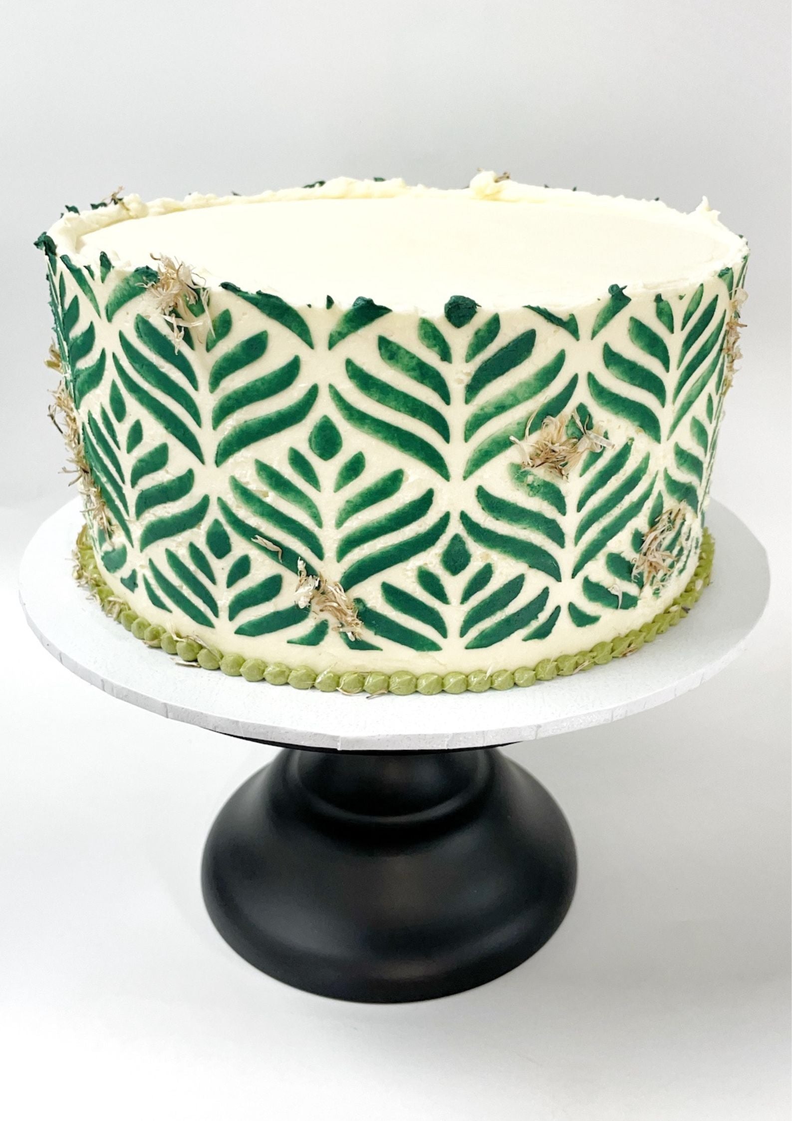 Stencil Buttercream: How to Create Patterned Cakes