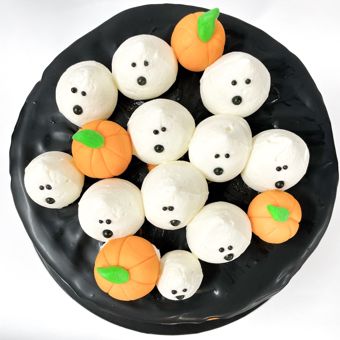 Mid-fright in the pumpkin patch cake kit, halloween cake, halloween treats, halloween baking kits, diy cake kit, ghost cake