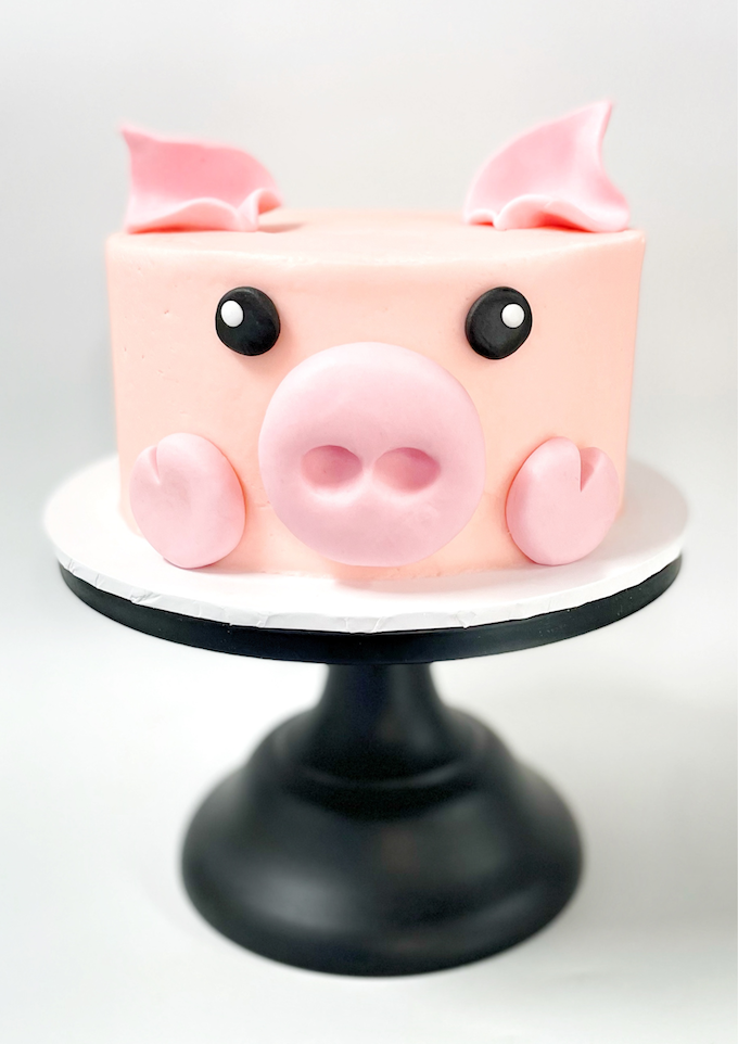 Peppa Pig Cake Kit, DIY Pig Cake, Farm Animal Cake, Miss Piggy Cake.