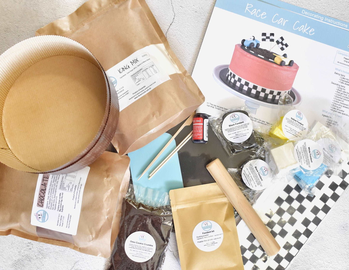 Race Car Cake Kit