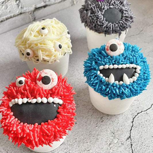 Monster Cupcakes, Halloween Cupcakes, Monster Inc, DIY Cupcake Kit, DIY Baking, Baking Activity.