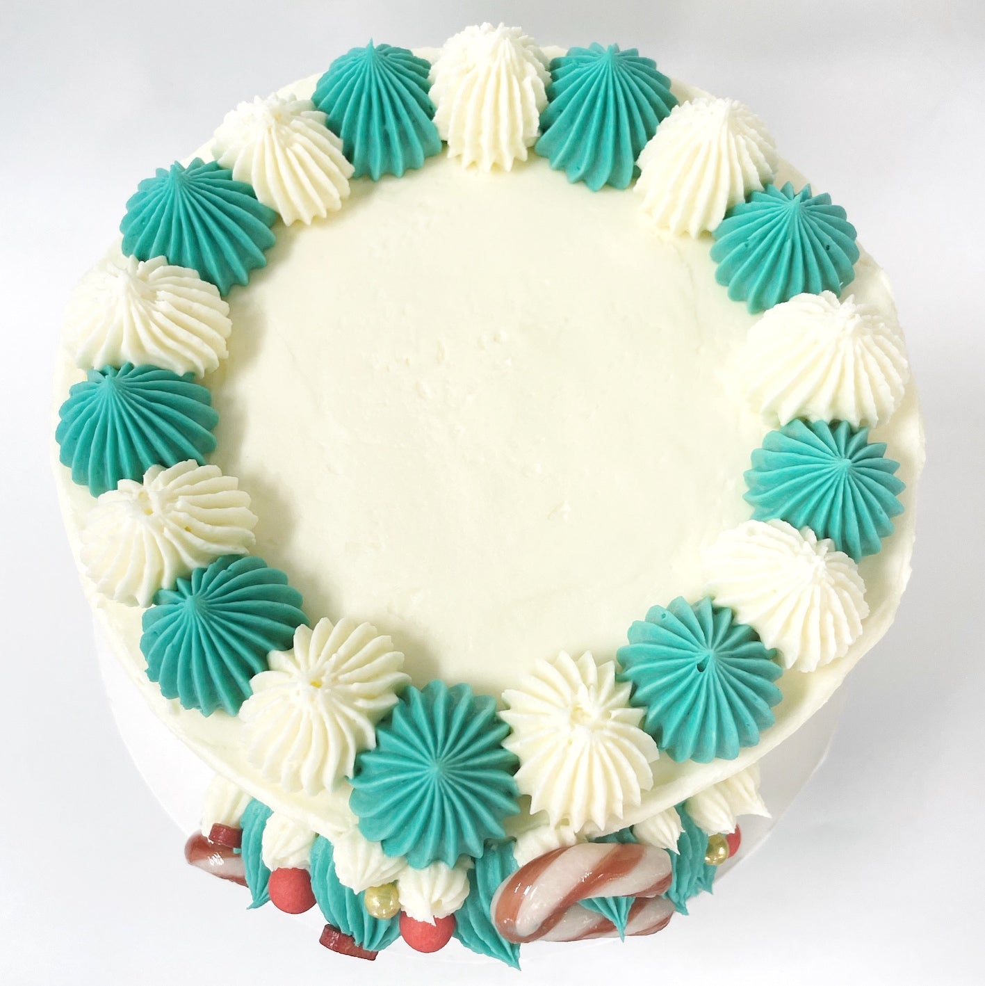 Santa DIY Cake Kit, Christmas Cake Kit, Xmas Cake, Wreath Cake, Festive Cake Kit, Easy Cake Kit