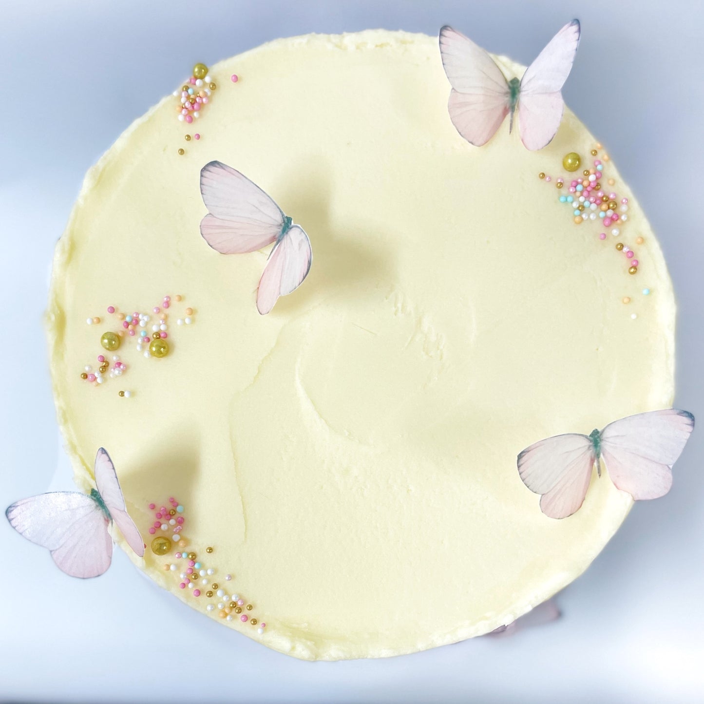 Butterfly DIY Cake Kit, Edible Butterflies, Nature Cake.