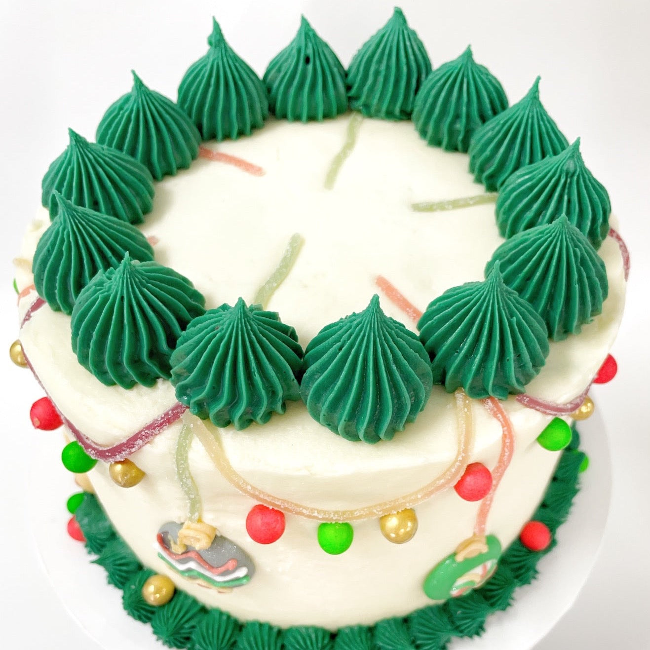 Christmas Baubles DIY Cake Kit, Xmas Cake Kit, Xmas Tree Cake Kit, Festive Cake, Ball Balls, Christmas Decorations