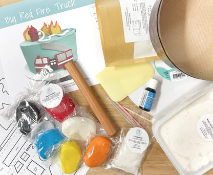 Big_Red_Fire_Truck_Cake_Kit_Contents_Pre-made_Icing