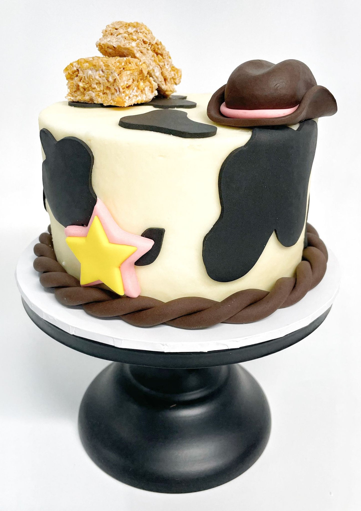 DIY Cowboy Cowgirl Cake Kit, Rodeo Cake, My First Rodeo Party, Girl's Birthday
