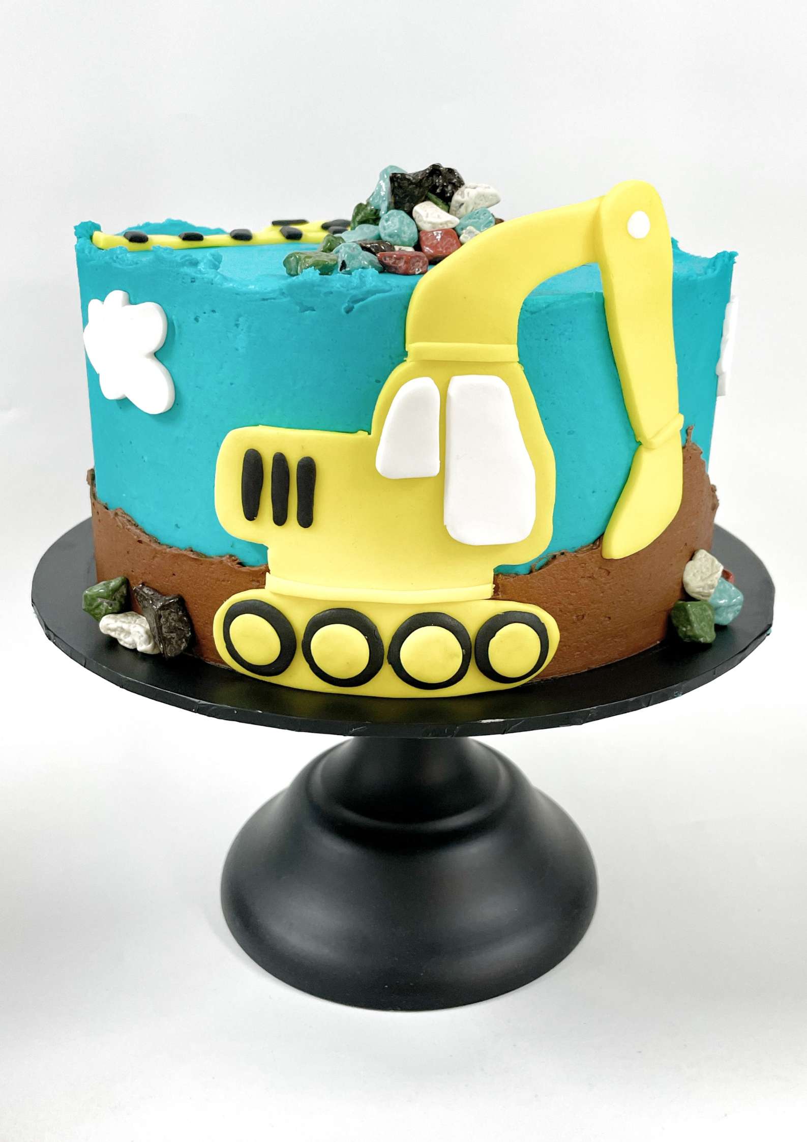 DIY Digger Cake, Construction Cake, Construction Party