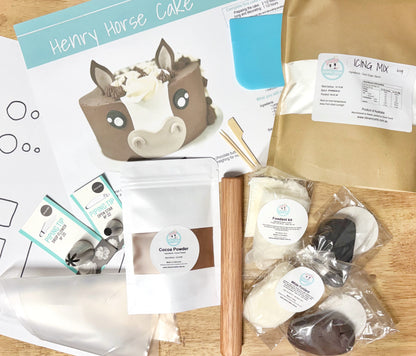 Henry_Horse_Cake_Decorating_Kit_Contents_Standard_Icing