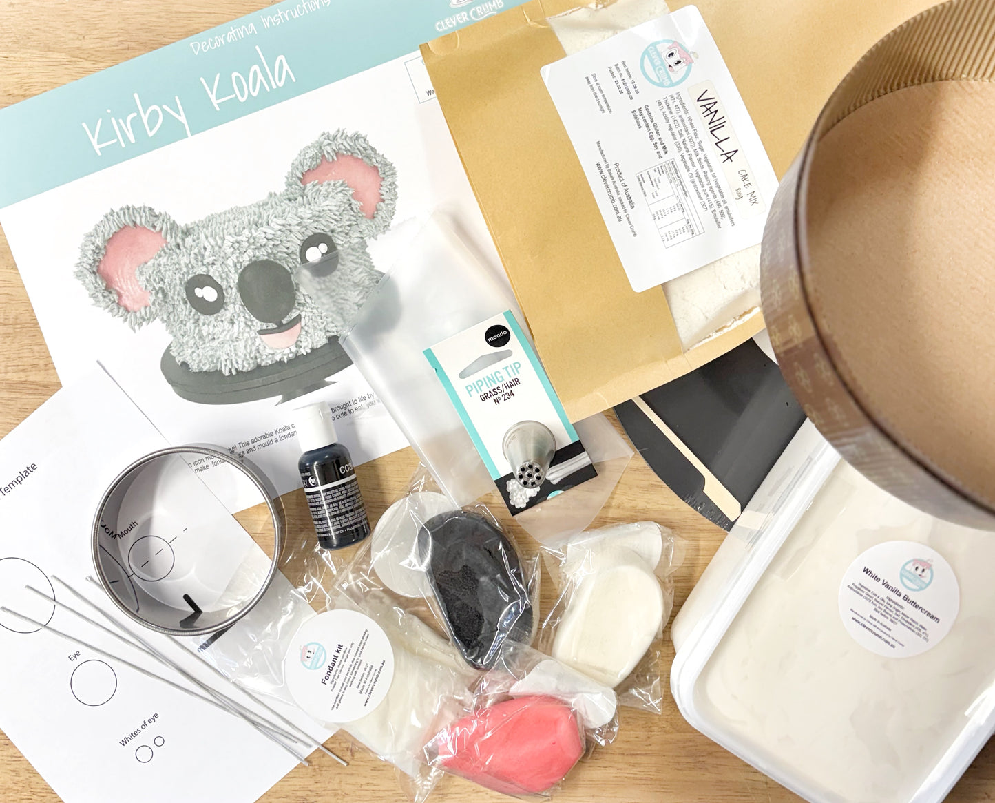 Kirby_Koala_Cake_Kit_Contents_Pre-made_Icing