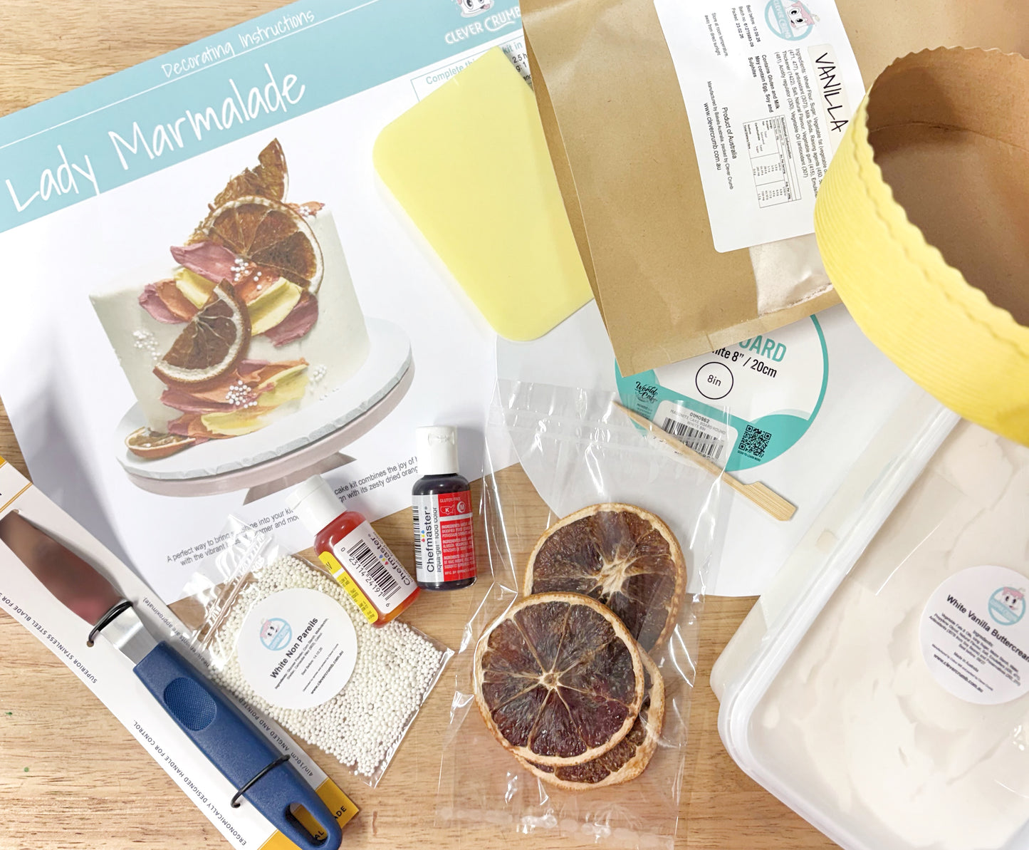 Lady_Marmalade_Cake_Kit_Contents_Pre-made_Icing