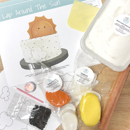 Lap_Around_The_Sun_Cake_Decorating_Kit_Contents_Pre-made_Icing