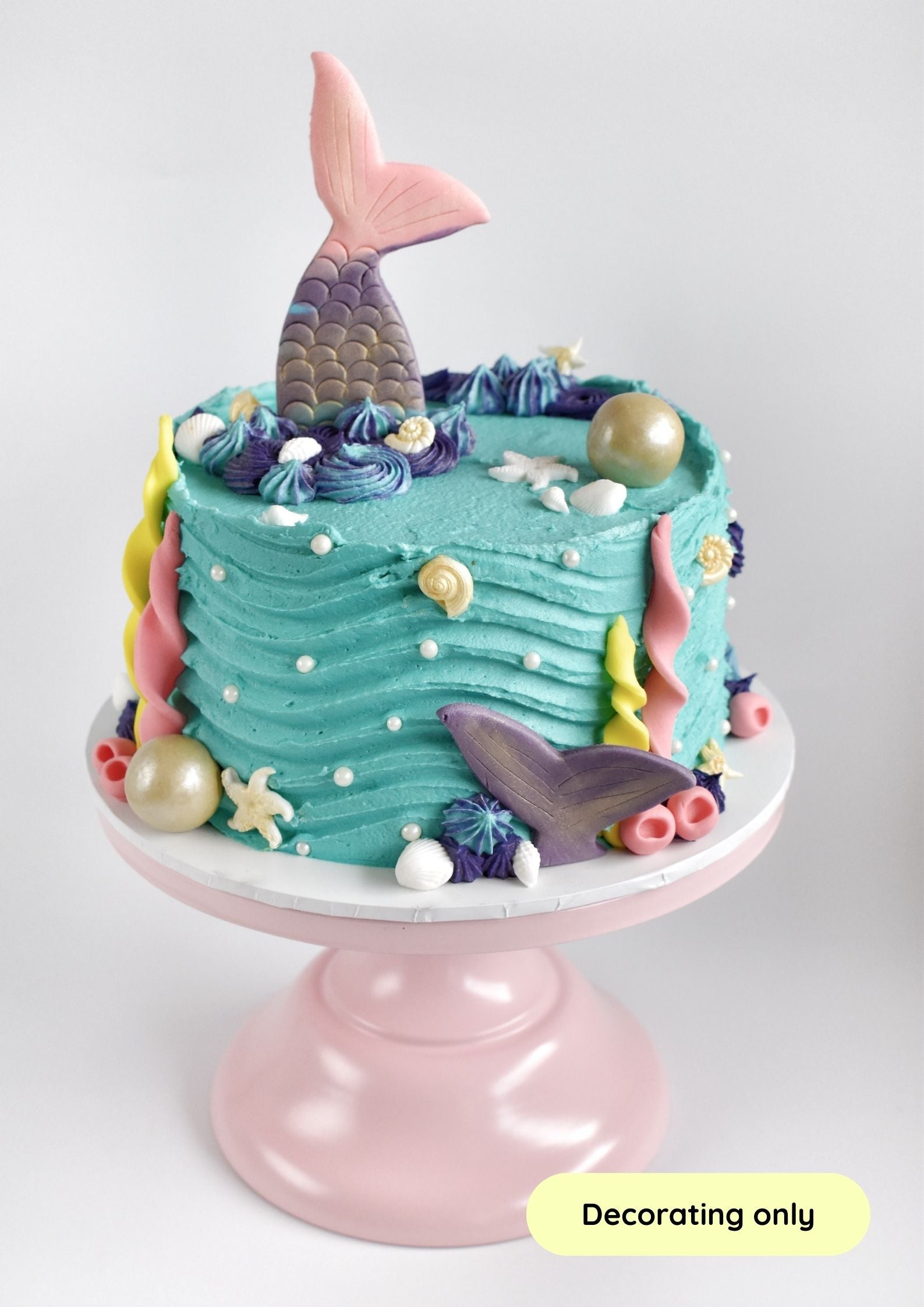Mermaid DIY Cake Decorating Kit - A Mermaid Cake Hack! – Clever Crumb