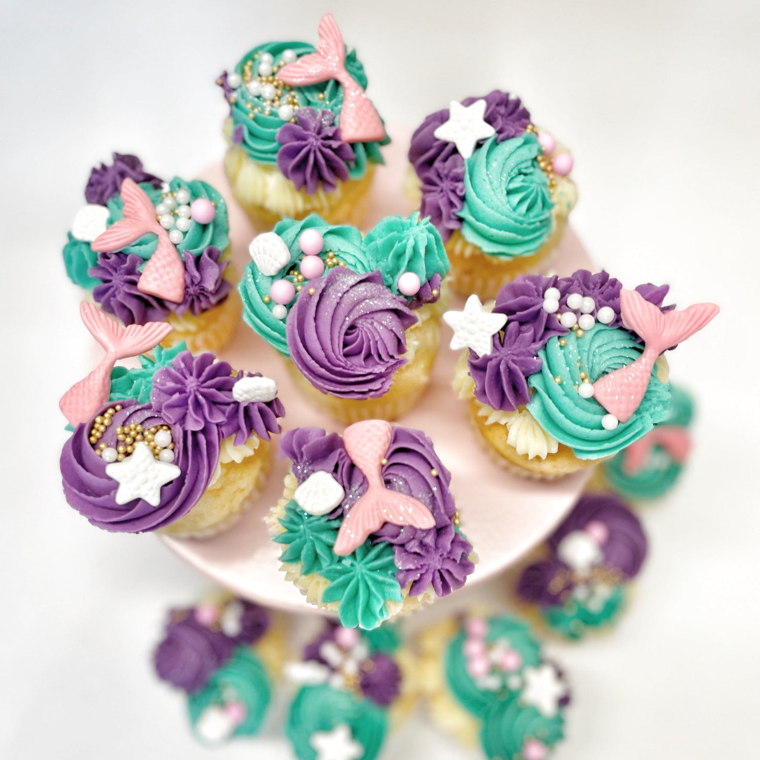 Mermaid_cupcake_kit_under_the_sea_birthday_party_individual_cupcakes