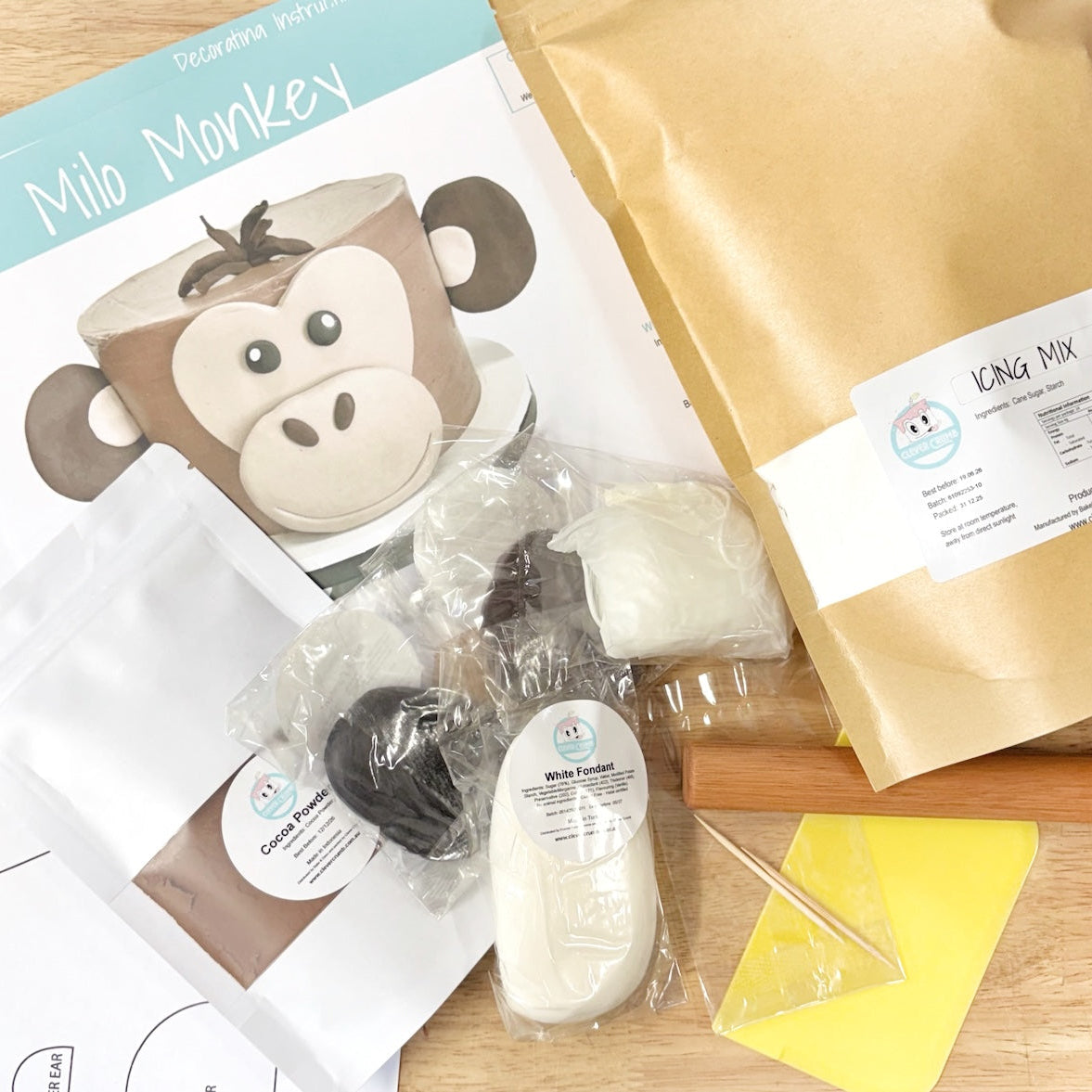 Monkey_Cake_Decorating_Kit_Contents_Standard