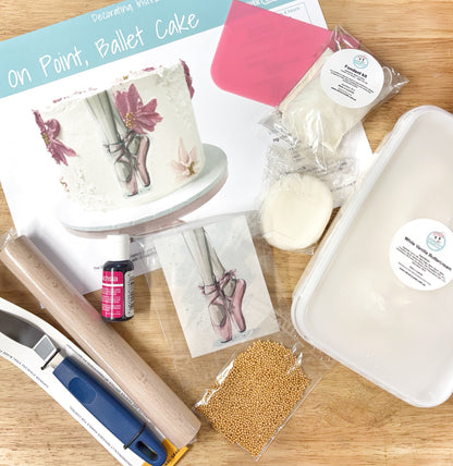 On_Point_Ballet_Cake_Decorating_Kit_Pre-made_Icing