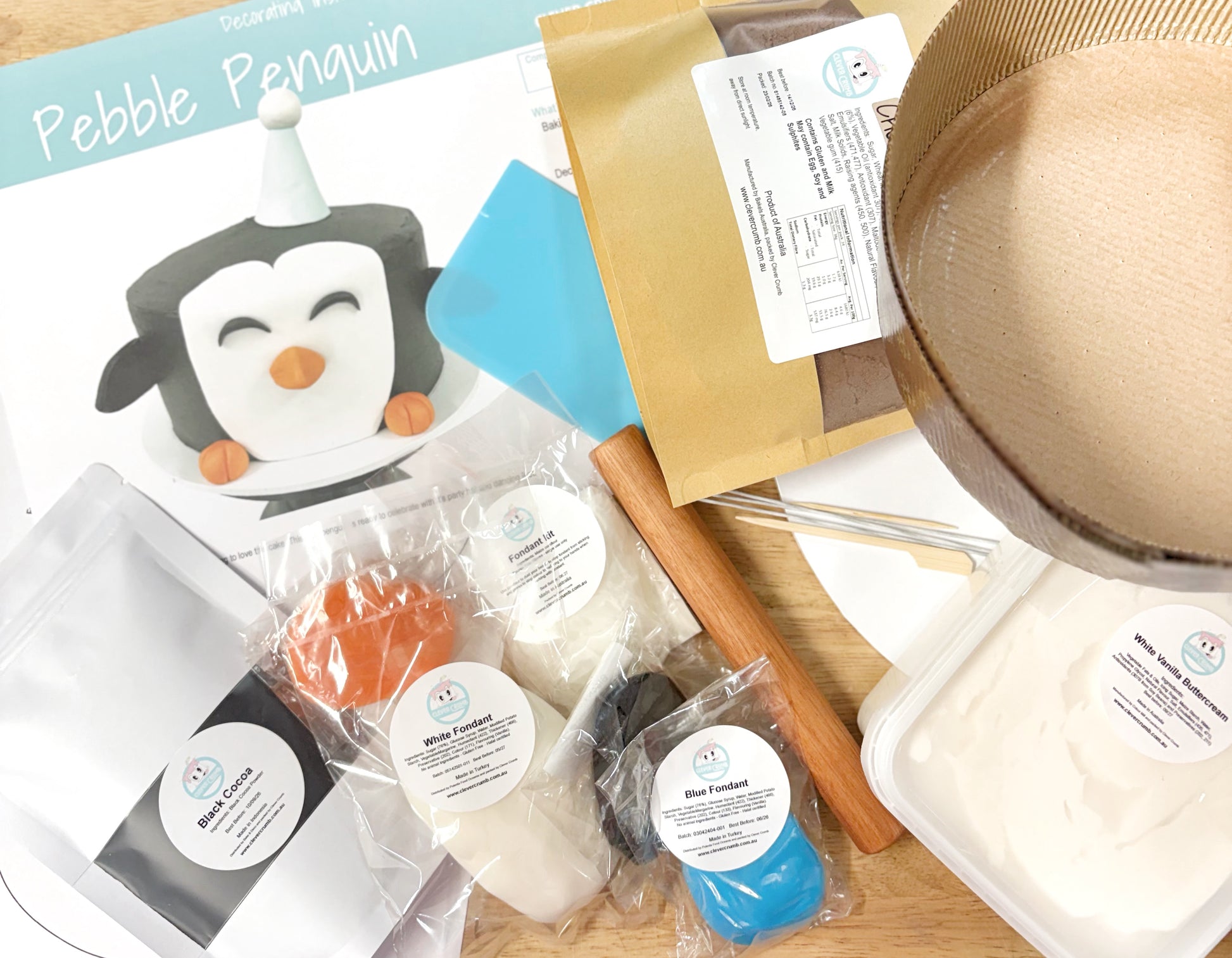 Pebbles_Penguin_Cake_Kit_Contents_Pre-made_Icing