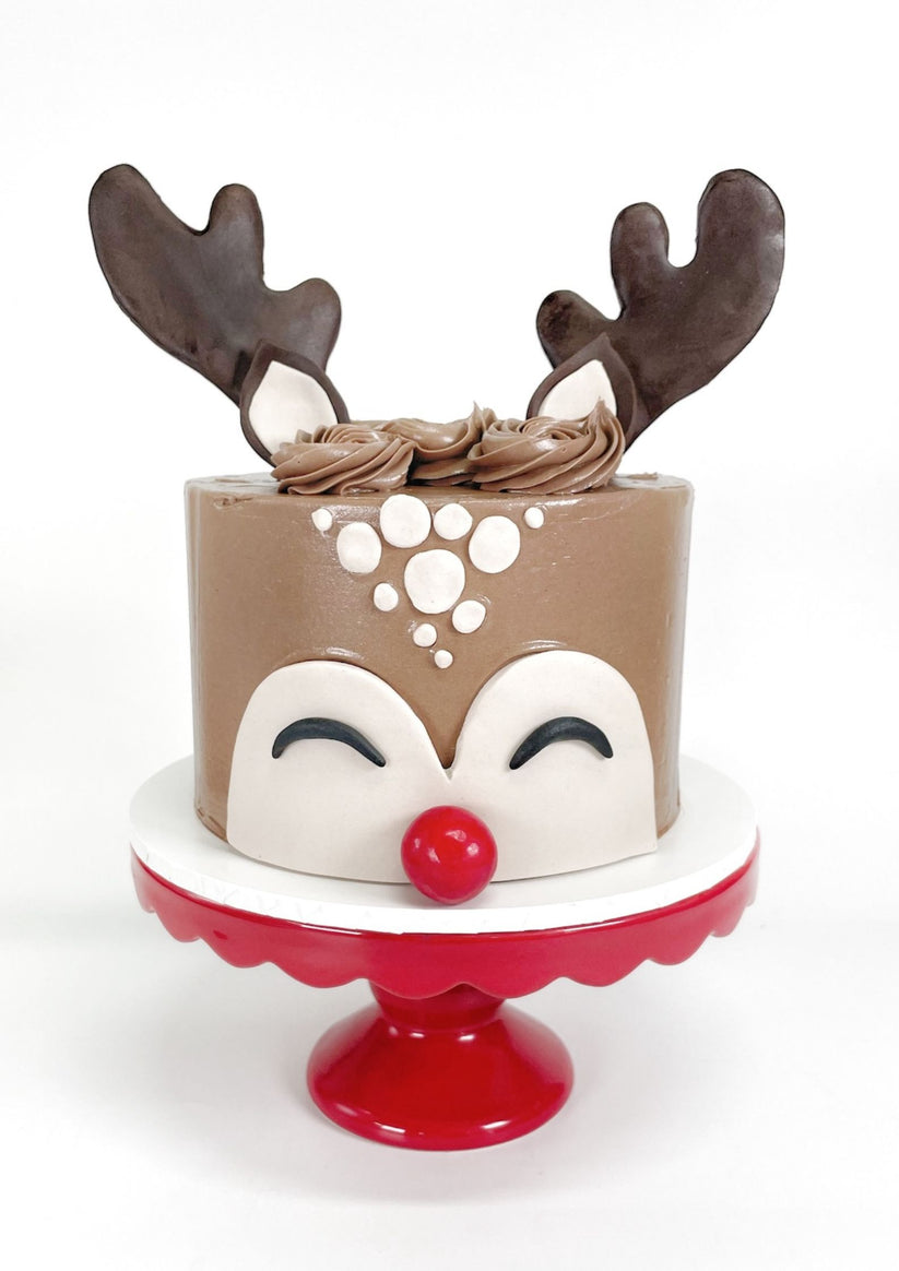 Rudolph DIY Cake Kit - The Christmas Red-Nosed Reindeer – Clever Crumb