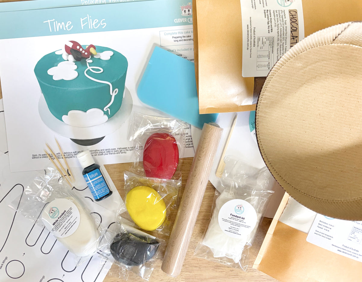 Time_Flies_Cake_Kit_Contents_Standard_Icing