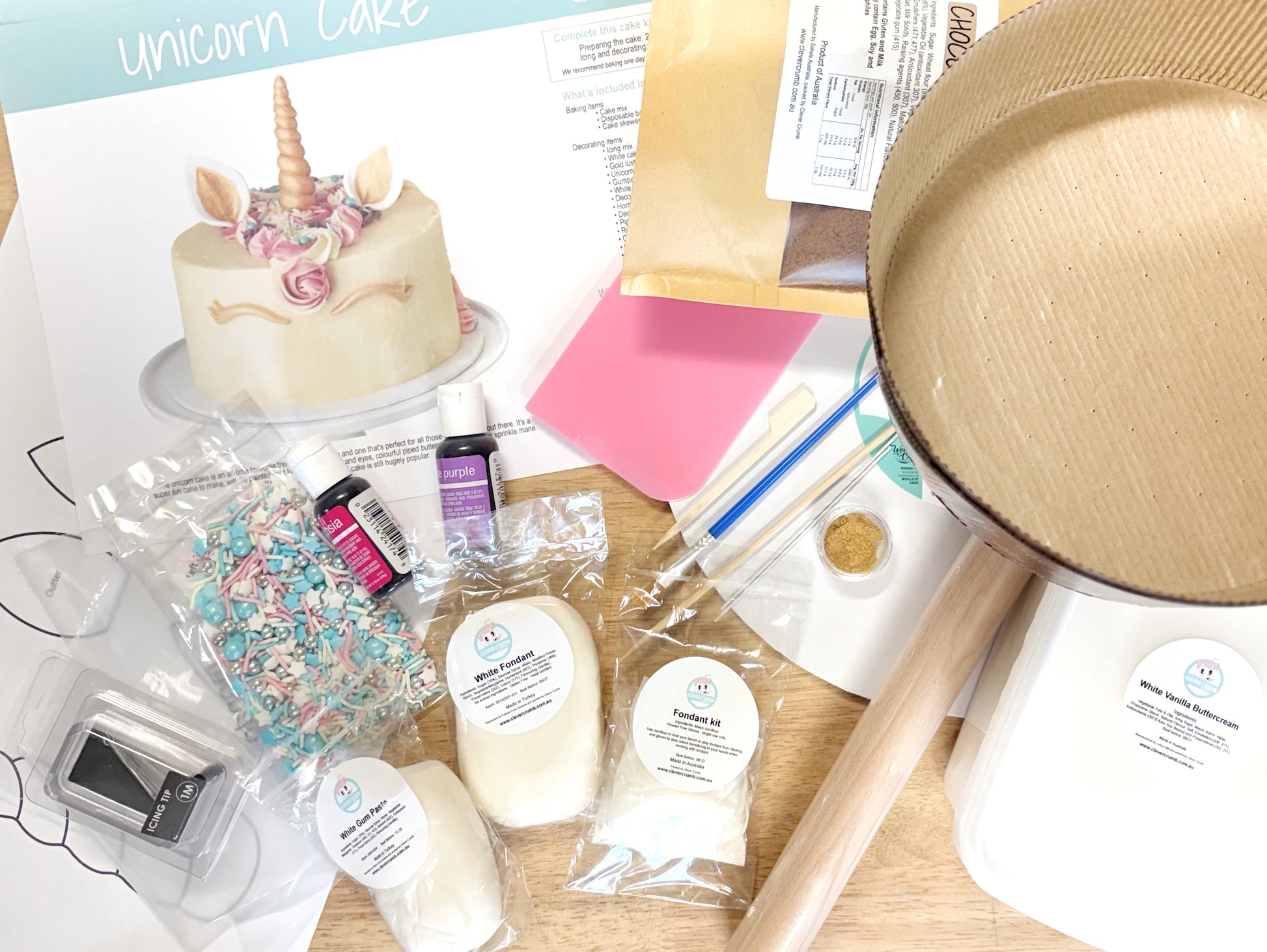 Unicorn_Cake_Kit_Contents_Pre-made_Icing