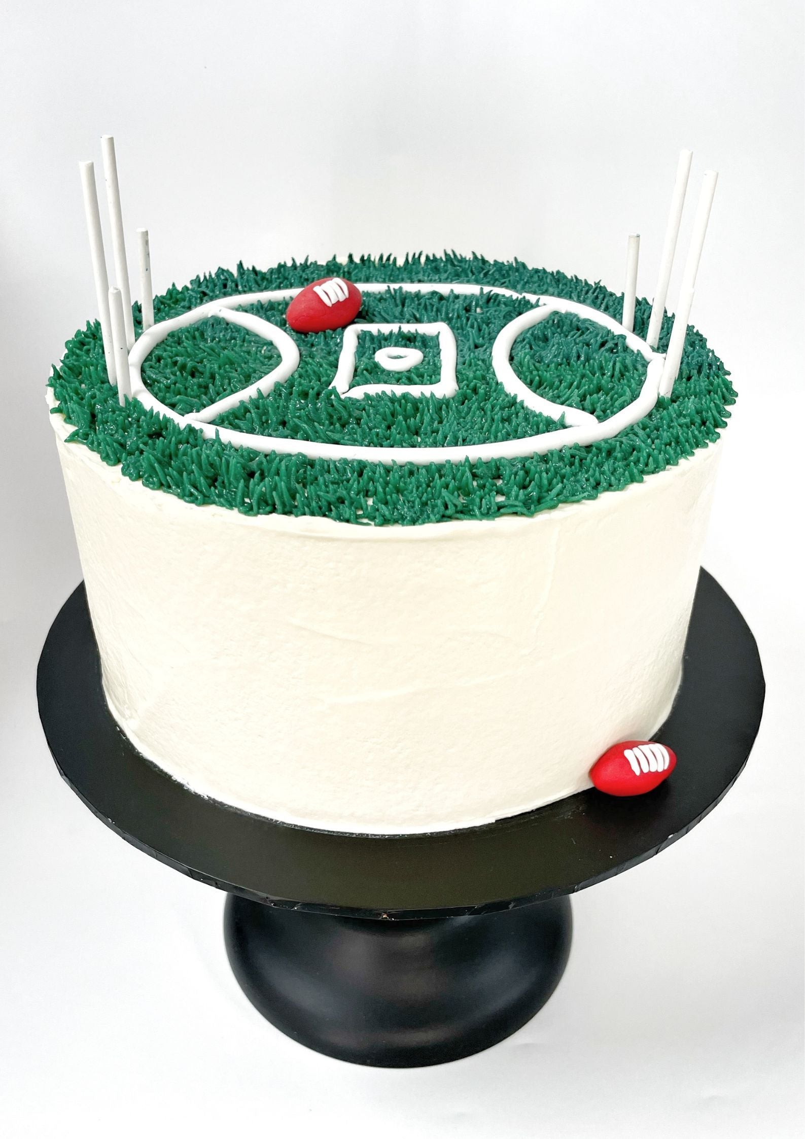 football shaped cake with round cake pan｜TikTok Search