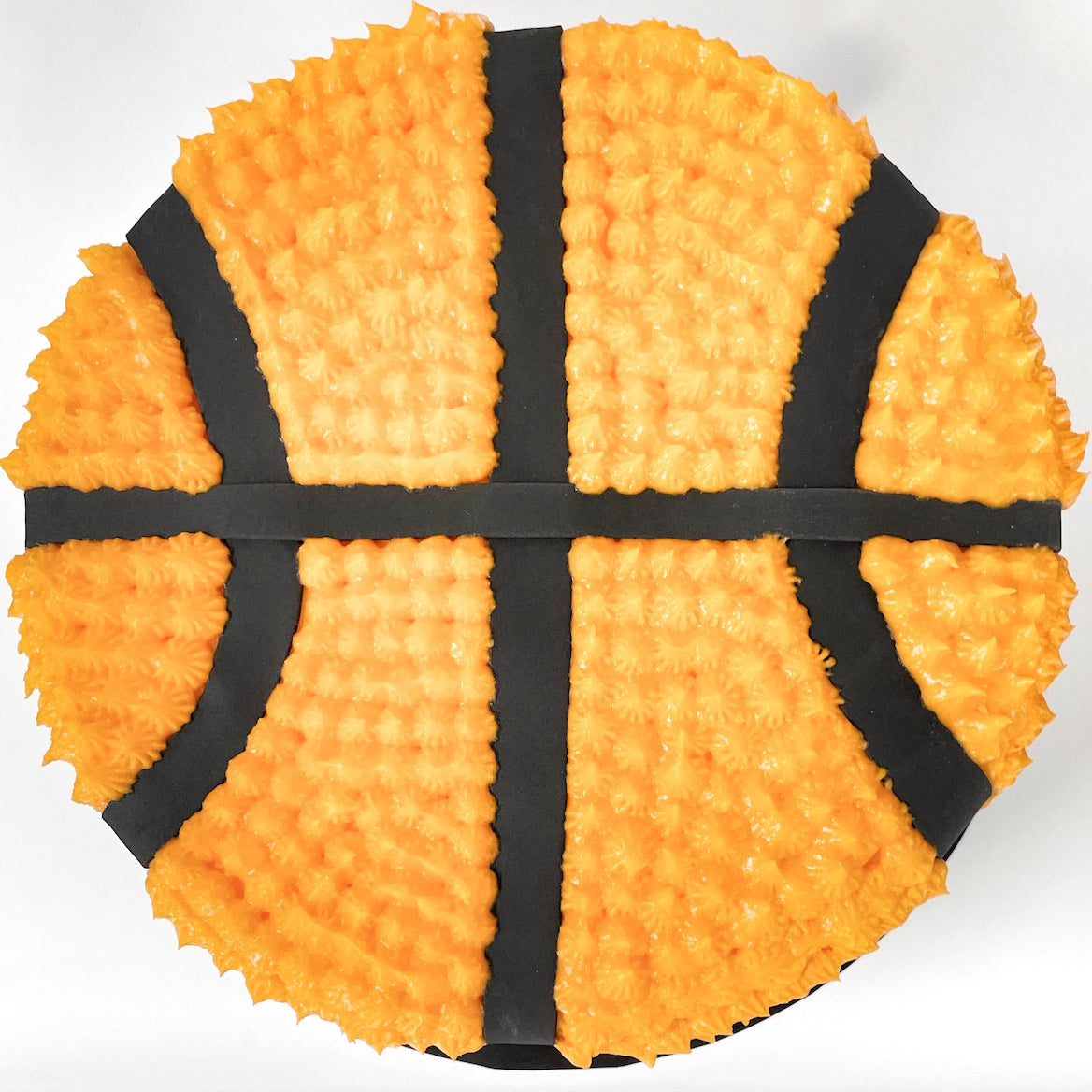 Basketball on Sheet Cake – Tiffany's Bakery