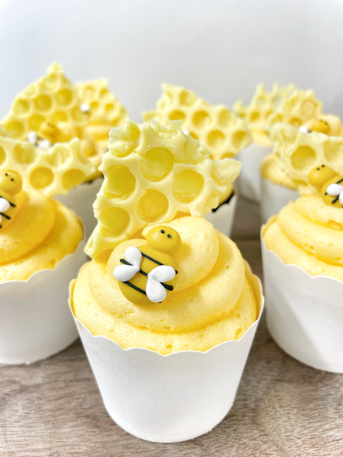 Bee Cupcake Kit, DIY Cupcake Kit, Buzzy Bee Cupcakes, Honeybee Cupcakes