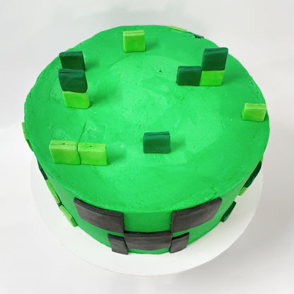 Minecraft DIY Cake Kit, Creeper Cake, Gaming Cake Kit