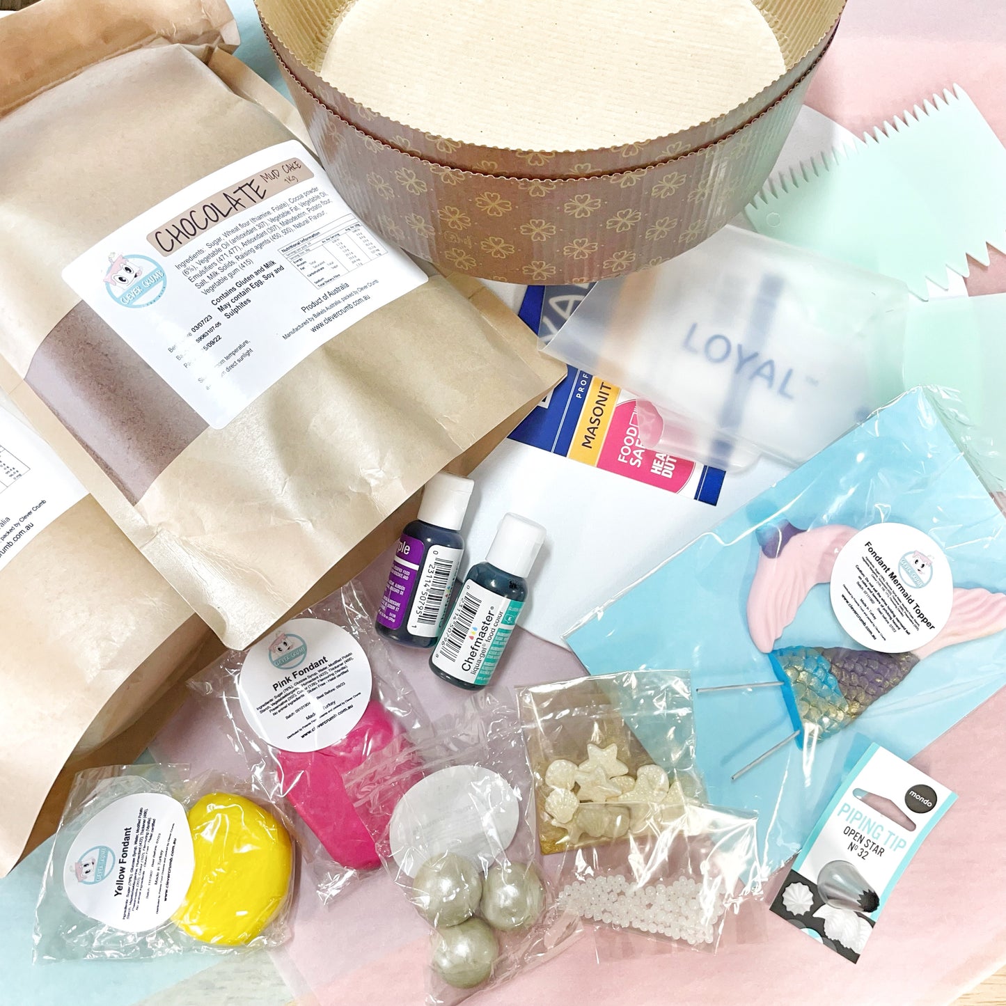 DIY Mermaid Cake Kit