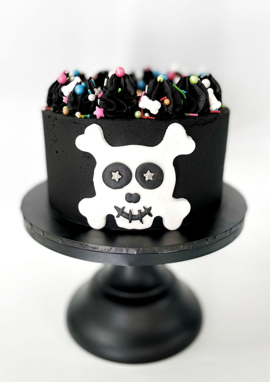 Dawn Of The Dead DIY Cake Kit, Halloween Cake, Skull Cake, Crossbones Cake, DIY Cake Kit.