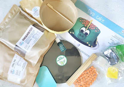 Clever Crumb Dino DIY Cake Kit, Dino Cake, Kids Birthday Cake, Make Your Own Cake, Boys birthday cake, Jurassic Park, Reptile cake