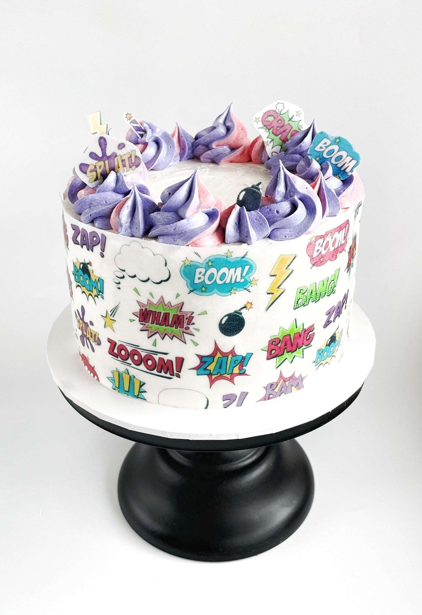 Girl Power Cake Kit, Girly DIY Cake Kit, Superhero Girl Cake Kit, Girls Birthday Cake.