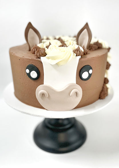 Horse DIY Cake Kit, Farm Animal Cake, Easy Birthday Cake