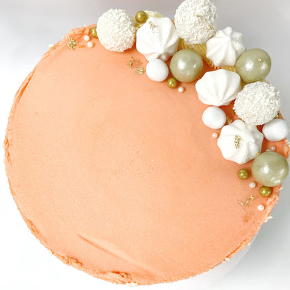 Just Peachy Cake Kit, Fancy Cake, Stencil Cake