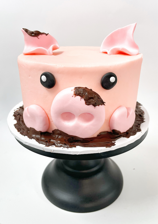 Peppa Pig Cake Kit, DIY Pig Cake, Farm Animal Cake, Miss Piggy Cake.