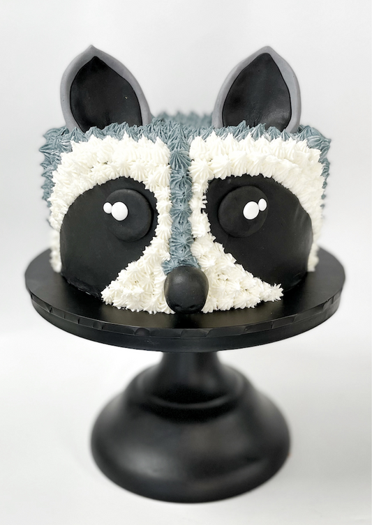 DIY Raccoon Cake Kit, Woodland Cake Kit, Animal Cake Kit, Baby Shower Cake, Birthday Cake