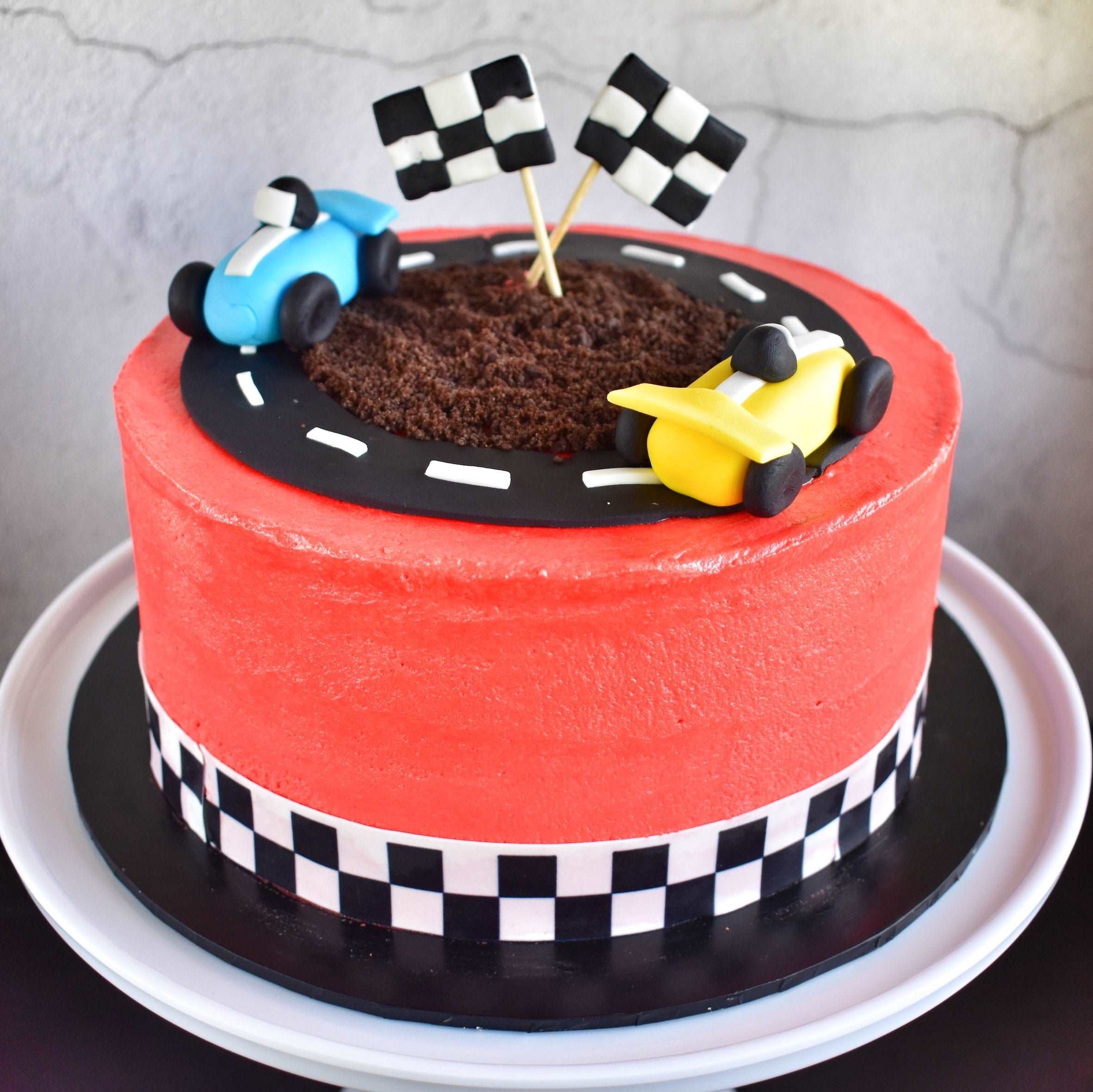 Elegant Race Car cake