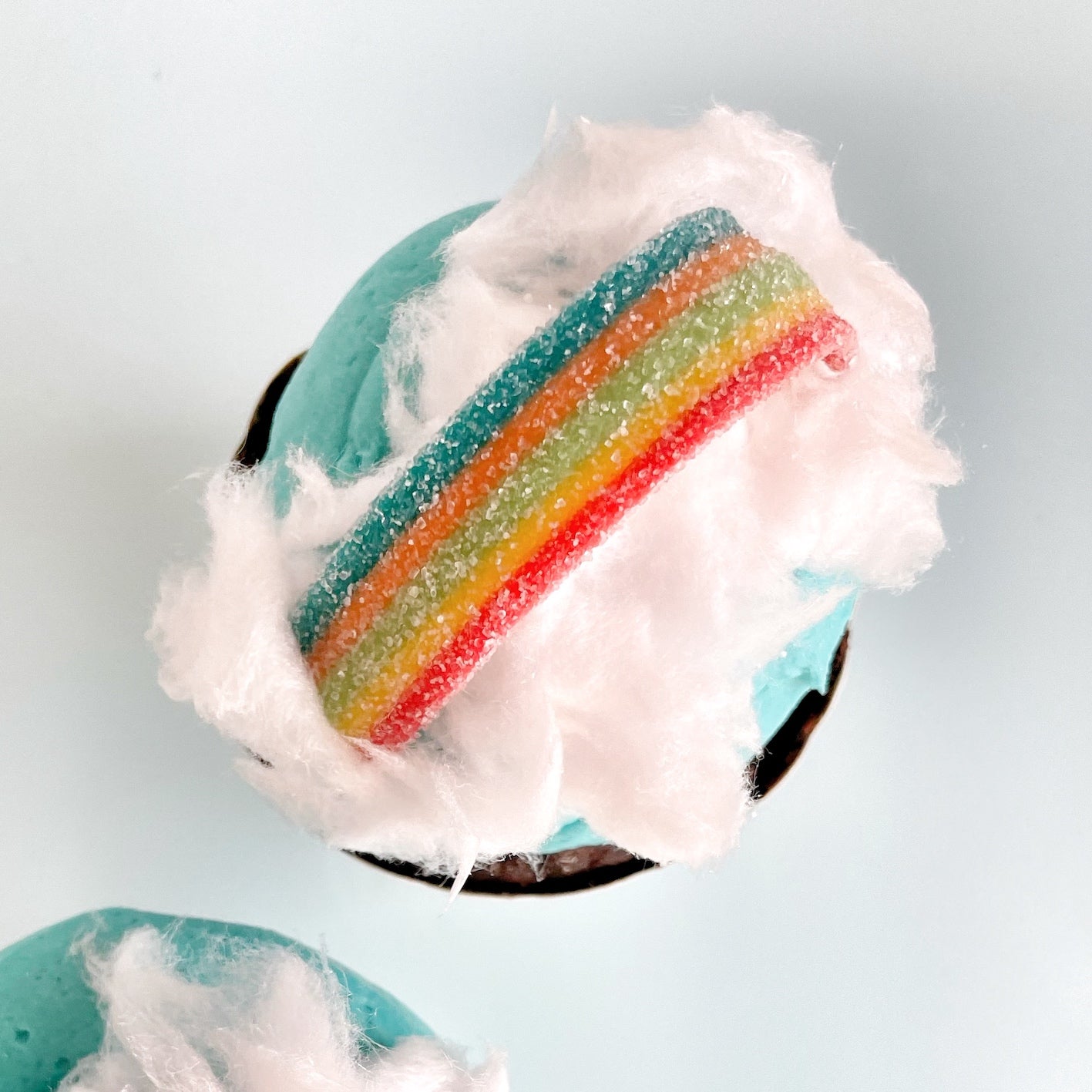 DIY Rainbow Cupcake Kit, Over The Rainbow Party Cupcakes, Nature Cupcakes
